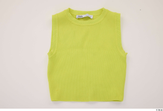 Catalina Clothes  341 casual clothing yellow neon cropped tank…